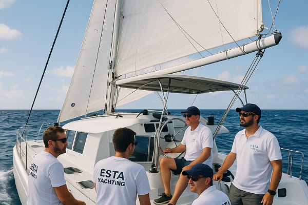 Discover how Esta Yachting managed the purchase, full marine survey, flag registration, insurance, and international transfer of a 2009 Bavaria 50 Cruiser from France to Turkey for Dr. Fethi Akcanaş.